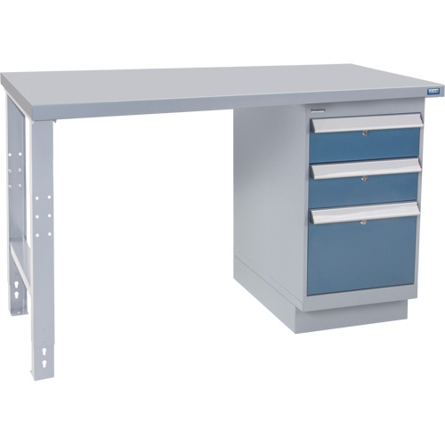 Industrial Duty Workbench, 24" W x 60" D x 34" H, 1000 lbs. Capacity Sécurité Médic