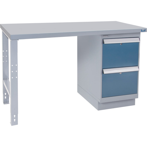 Industrial Duty Workbench, 24" W x 60" D x 34" H, 1000 lbs. Capacity Sécurité Médic