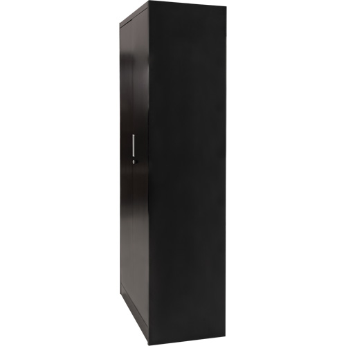 Combination Storage Cabinet, 36" W x 18" D x 72" H, Black Sécurité Médic