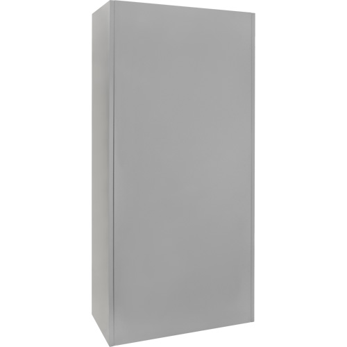 Armoire garde-robe, Acier, 36" la x 18" p x 72" h, Gris Sécurité Médic