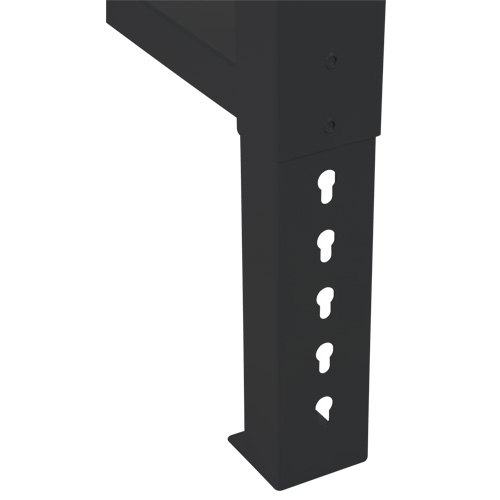 Pattes d'&eacute;tabli pour service industriel, Acier, 24" p x 34" h, Simple Sécurité Médic