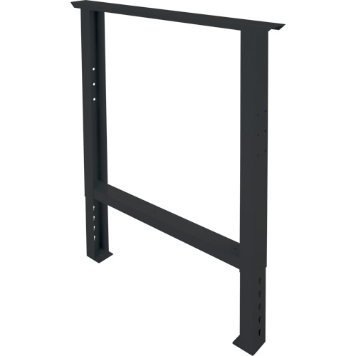 Industrial Duty Leg for Workbench, Steel, 30" D x 34" H, Single Sécurité Médic