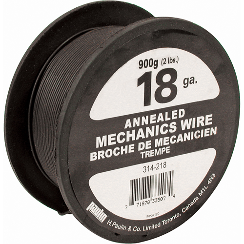Baling Wire, Black Annealed, 18 ga. Sécurité Médic