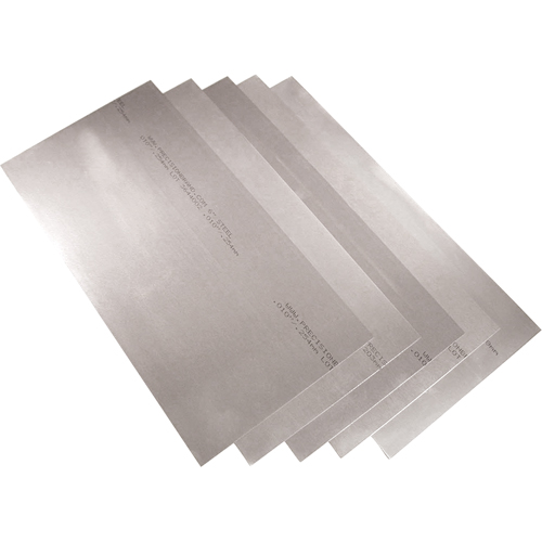 Shim Stock Rolls & Sheets, 0.01" Thickness, Steel Sécurité Médic