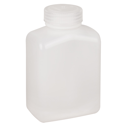 Easy-Grip Space-Saver Bottles, Rectangular, 16 oz., Plastic Sécurité Médic