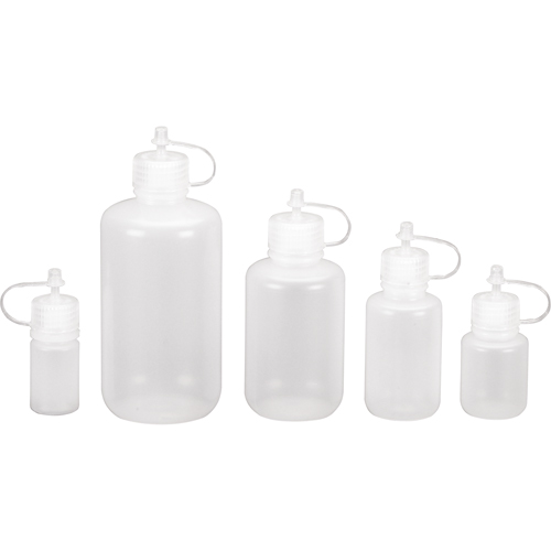 Narrow-Mouth Bottles, Round, 1/2 oz., Plastic Sécurité Médic