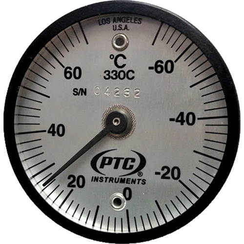 Magnetic Surface Thermometer, Contact, Analogue, -56.7-21.1°F (-70-70°C) Sécurité Médic