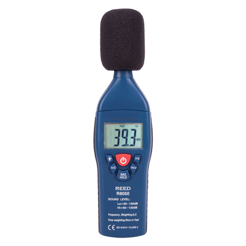 Sound Level Meter, 30 - 100 dB/60 - 135 dB Measuring Range Sécurité Médic