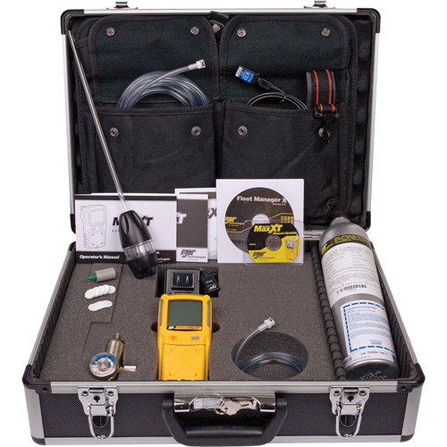 D&eacute;tecteurs multi-gaz XT II BW - Trousse standard pour espace clos, 4 Gaz, CO/H2S/LIE/O2 Sécurité Médic