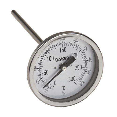 Thermom&egrave;tres bilames, Contact, Analogique, 50-550°F (0-260°C) Sécurité Médic