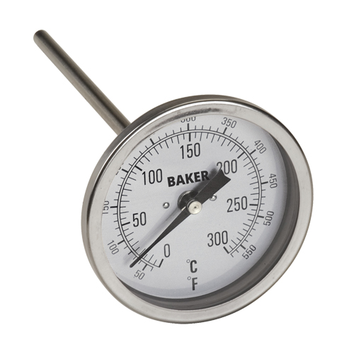 Thermom&egrave;tres bilames, Contact, Analogique, 50-550°F (0-260°C) Sécurité Médic
