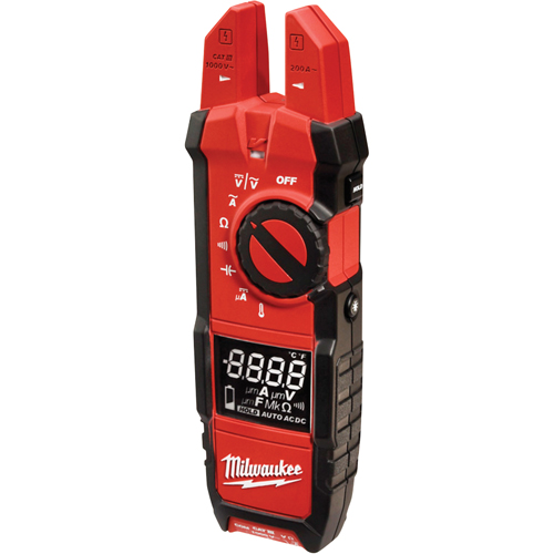 HVAC/R Fork Meter, AC/DC Voltage, AC/DC Current Sécurité Médic