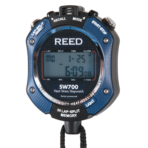 Heat Stress Stop Watch, Digital, Water Resistant Sécurité Médic