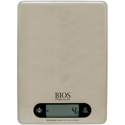 Portion Control Scale, 9 lbs. / 5000 g  Cap., 1 g / 0.1 oz. Graduations Sécurité Médic