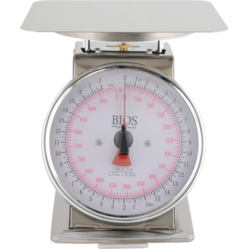 Top Loading Scale, 2.2 lbs. / 1 kg. Cap., 5 g / 0.25 oz. Graduations Sécurité Médic