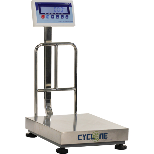 Cyclone 150 Bench and Platform Scale, 300 lbs. / 150 kg Capacity, 15-3/4" L x 19-7/10" W Sécurité Médic