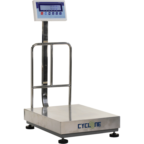 Cyclone 300 Bench and Platform Scale, 600 lbs. / 300 kg Capacity, 17-3/4" L x 23-3/5" W Sécurité Médic