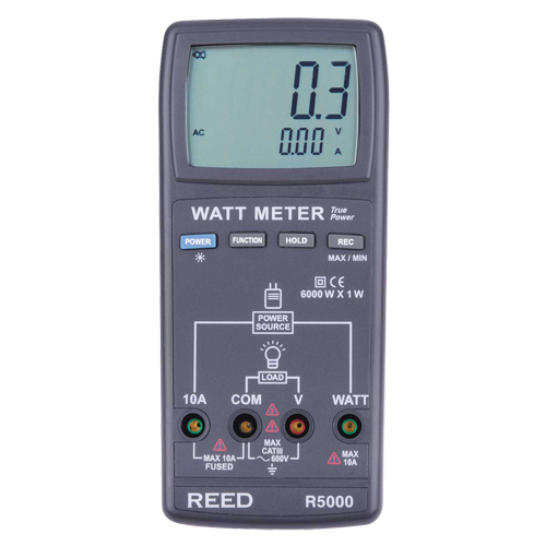 Wattm&egrave;tre v.e.v. avec certificat de calibration Sécurité Médic