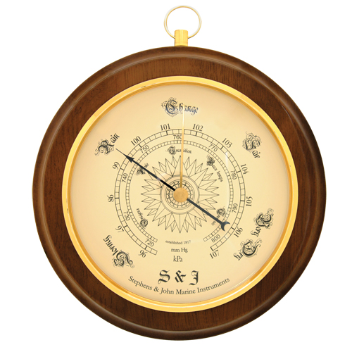 Decorative 8.5" Round Barometer Sécurité Médic