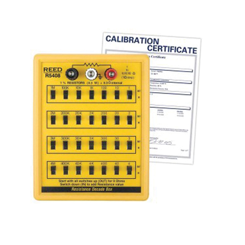 Boîte &agrave; d&eacute;cades de r&eacute;sistance avec certificat de calibration Sécurité Médic