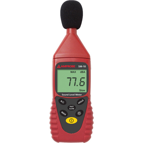 Sonom&egrave;tre SM-10, Gamme de mesure 0 - 50 dB Sécurité Médic
