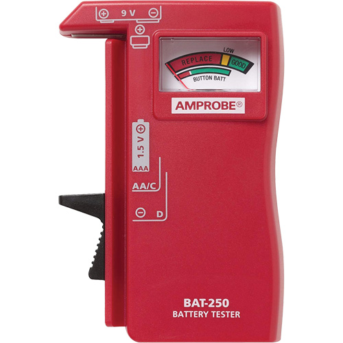 V&eacute;rificateur de pile BAT-250 Sécurité Médic