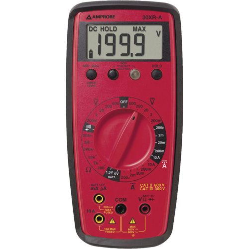30XR-A Digital Multimeter, AC/DC Voltage, AC/DC Current Sécurité Médic