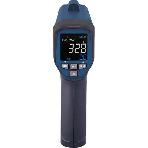 Thermom&egrave;tre &agrave; infrarouge professionnel, -26 - 1472° F ( -32 - 800° C ), 30:1, &eacute;missivit&eacute; Ajustable Sécurité Médic