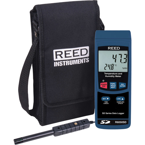 Data Logging Thermo-Hygrometer, 5% - 95% RH, 32° - 122° F ( 0° - 50°C ) Sécurité Médic