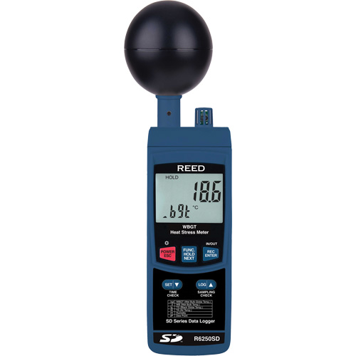 Compteur de contrainte thermique avec enregistreur de donn&eacute;es Sécurité Médic