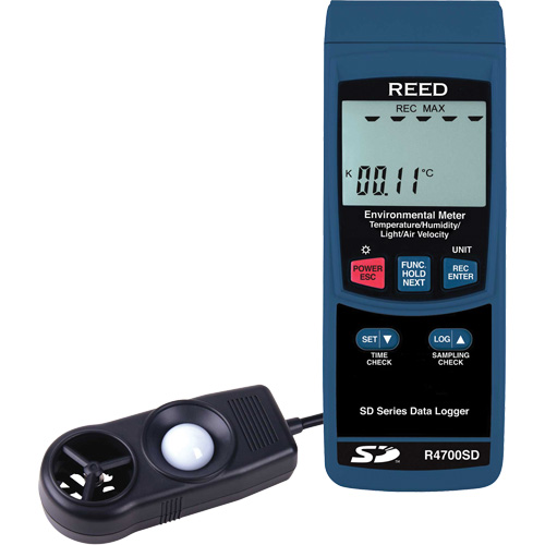 Data Logging Environmental Meter Sécurité Médic
