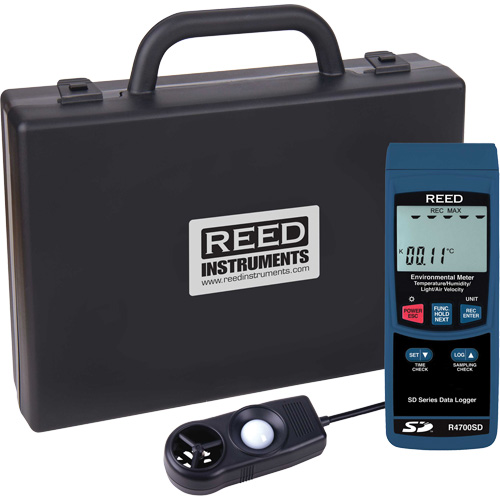 Data Logging Environmental Meter Sécurité Médic