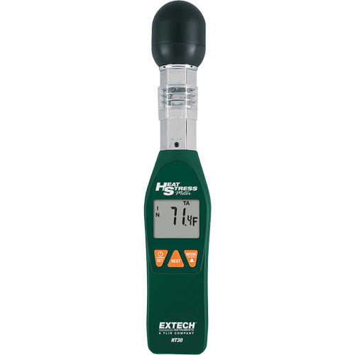 Compteur de contrainte thermique &agrave; thermom&egrave;tre globe mouill&eacute; Extech Sécurité Médic