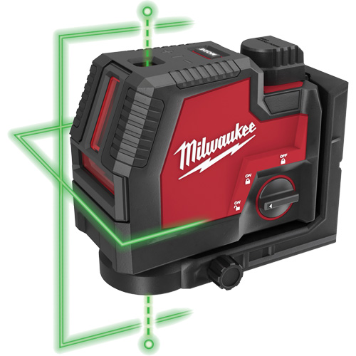 Laser vert &agrave; lignes crois&eacute;es et points daplomb rechargeable par USB Redlithium 21 Sécurité Médic