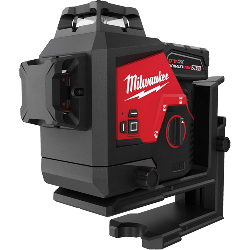 M12 360-Degree 3-Plane Cordless Laser Kit, 125' (38.1 m), 530 Nm Sécurité Médic
