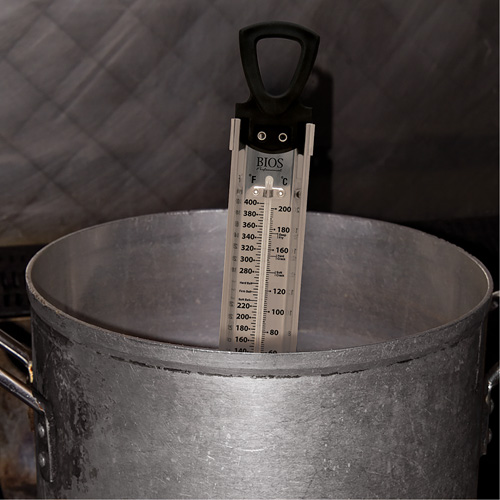 Thermom&egrave;tre &agrave; friture/ bonbons haut de gamme, Contact, Num&eacute;rique, 60-400°F (20-200°C) Sécurité Médic