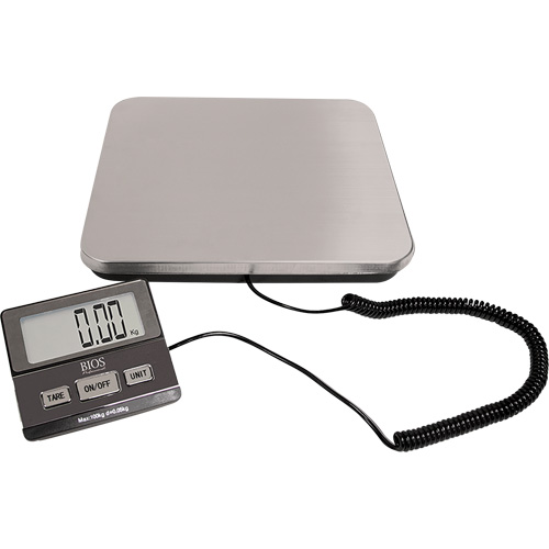 Balance de r&eacute;ception num&eacute;rique, Capacit&eacute; 220 lb, Graduations 1 lb Sécurité Médic