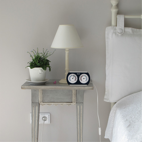 Indoor Thermometer/Hygrometer, 10°- 130° F ( -25° - 55° C ) Sécurité Médic