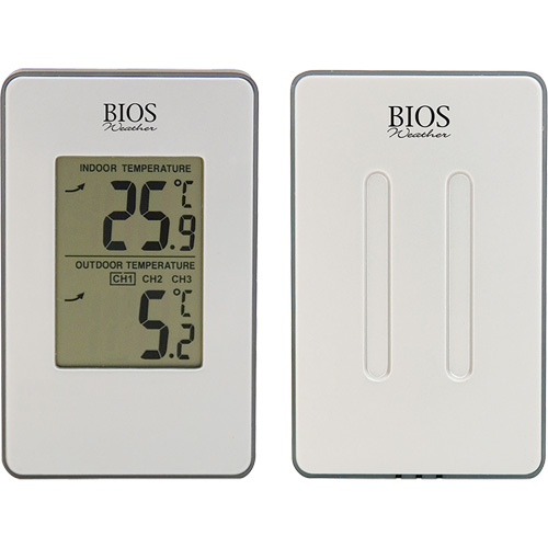 Indoor/Outdoor Wireless Thermometer, Non-Contact, Analogue, 31-158°F (-35-70°C) Sécurité Médic