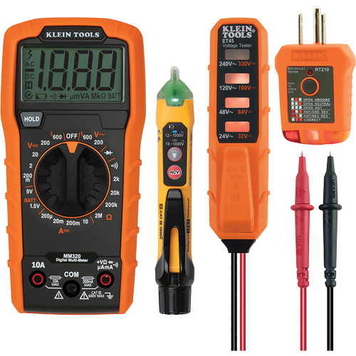 Digital Multimeter Electrical Test Kit Sécurité Médic