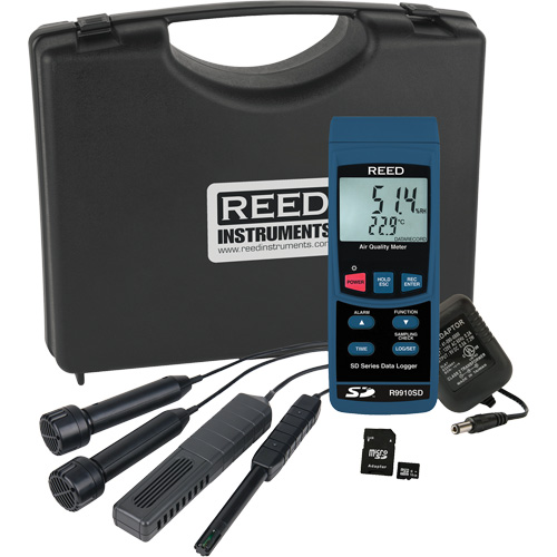 Data Logging Indoor Air Quality Meter Kit Sécurité Médic
