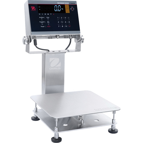 Defender 6000 Washdown Bench Scale, 25 lbs. Capacity, 11-4/5" L x 11-4/5" W Sécurité Médic