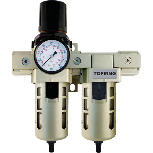 Airflo 400 Filter, Regulator & Coalescing Filter, 1/2" NPT, 150 PSI, 1.5 fl. Oz. Capacity Sécurité Médic