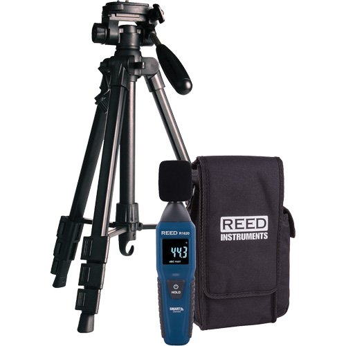 R1620 Smart Series Sound Level Meter with Tripod, 30 - 130 dB Measuring Range Sécurité Médic