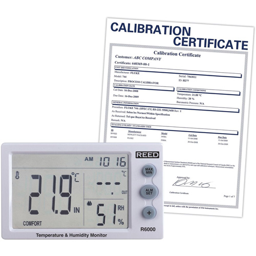 Compteur de contrainte thermique avec certificat de calibration Sécurité Médic