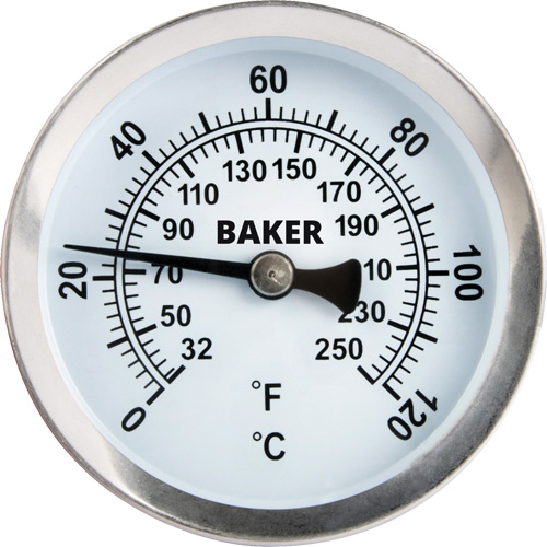 Thermom&egrave;tre de surface tuyau, Sans contact, Analogique, 32-250°F (0-120°C) Sécurité Médic