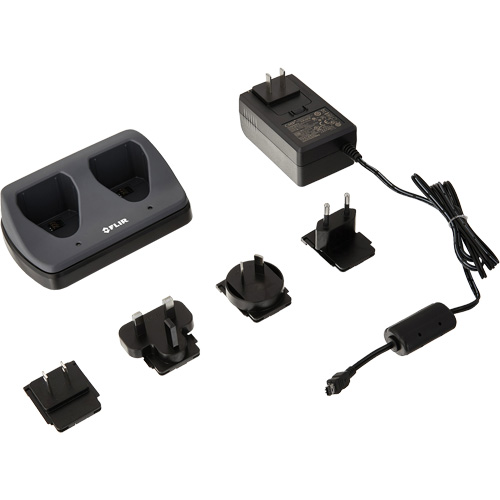 2-Bay Battery Charger for T6xx & T1K Series Sécurité Médic