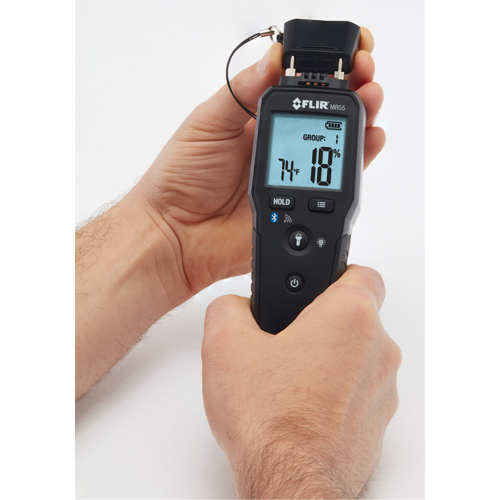 Hygrom&egrave;tre &agrave; &eacute;pingle avec Bluetooth, Gamme d'humidit&eacute; 1 - 99% Sécurité Médic