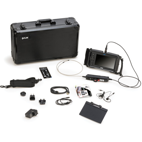 Videoscope Kit with 2-Way Articulation 4.5 mm × 1 m Long Camera Probe, 7" Display, 1024 x 600 pixels Sécurité Médic
