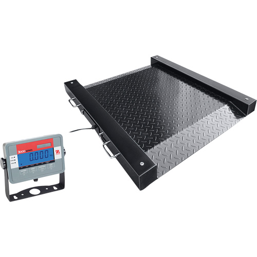 DEFENDER Floor Scale, 1000 lbs. Capacity, 30" L x 30" W Sécurité Médic